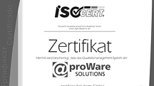 ISO-Cert Zertifikat